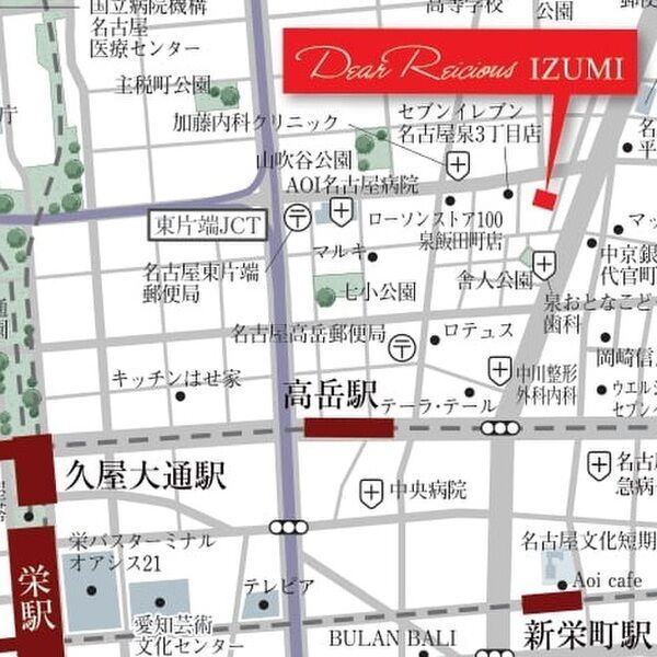 ディアレイシャス泉の地図