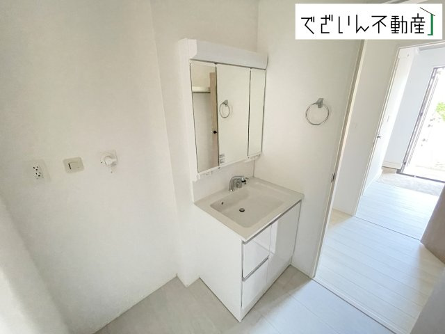 【独立洗面台】 | GRAFARE嵐山町菅谷4期　新築住宅 | ≪2号棟≫
現地(2026年8月撮影)