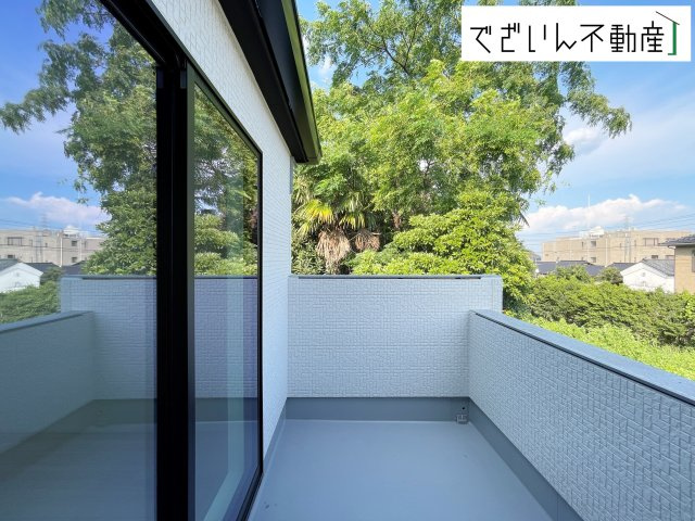 【バルコニー】 | GRAFARE嵐山町菅谷4期　新築住宅 | ≪2号棟≫
現地(2026年8月撮影)