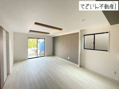 【居間・リビング】 | GRAFARE嵐山町菅谷4期　新築住宅 | ≪2号棟≫
現地(2026年8月撮影)