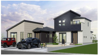【完成予想図】 | GRAFARE嵐山町菅谷4期　新築住宅