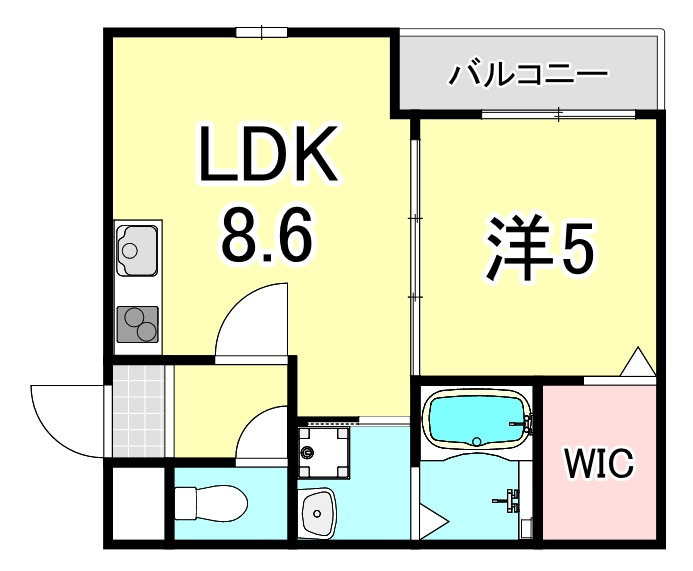 フジパレス夙川香櫨園ノースの間取り