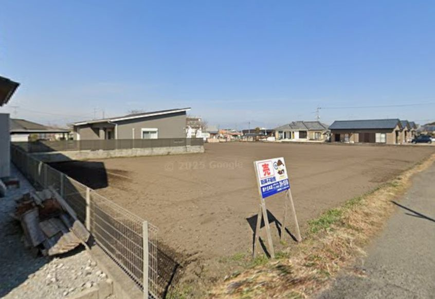 都城市安久町の売地の外観