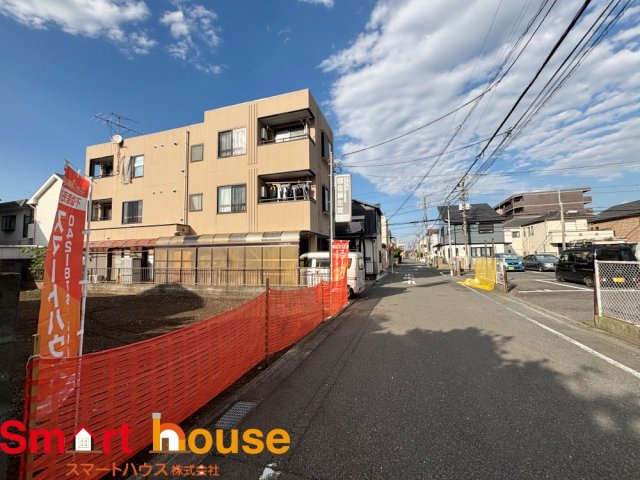 相模原市千代田18期売地の前面道路含む現地写真