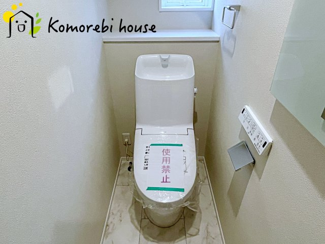さいたま市大宮大和田町　新築一戸建て　グリーンガーデン　Aのトイレ|清潔感のあるトイレです