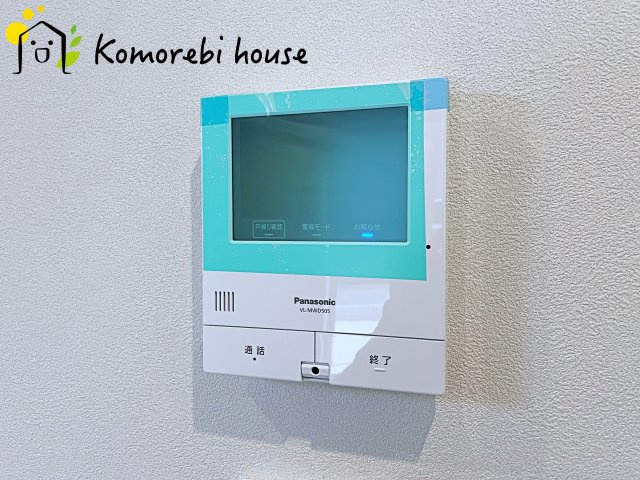 さいたま市大宮大和田町　新築一戸建て　グリーンガーデン　Aの防犯設備|モニター付インターホンです