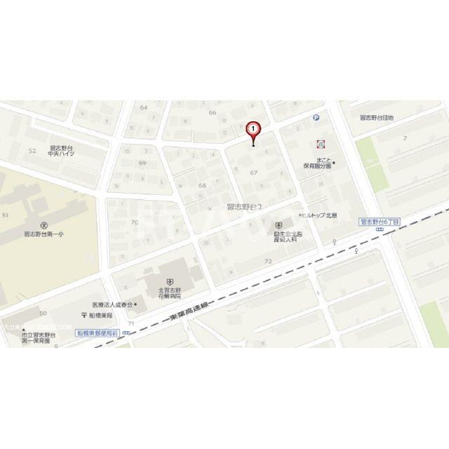 ツートンハイツの地図