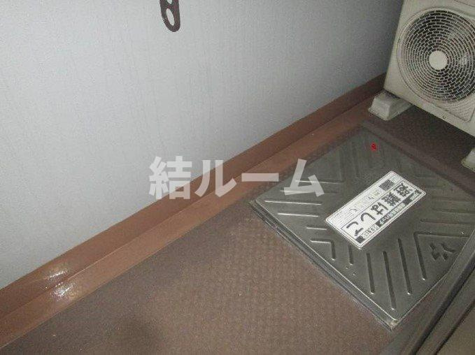 新宿区高田馬場４丁目の賃貸マンションのバルコニー