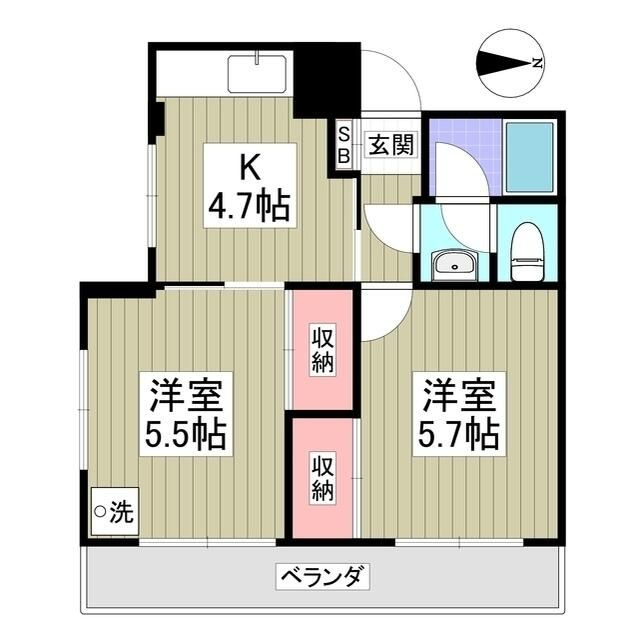 青梅市今寺５丁目の賃貸マンション