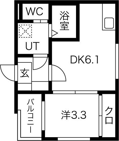 ハーモニーテラス神前Ⅲの間取り