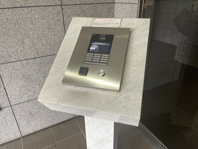 シティライフ大江の防犯設備|カメラ付きの集合インターホン