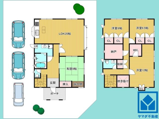 西宮市北六甲台５丁目の間取り