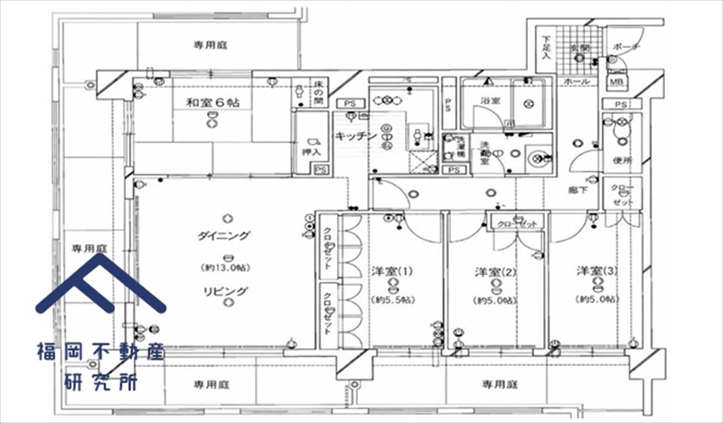 ヒューマンズ新宮駅前の間取り