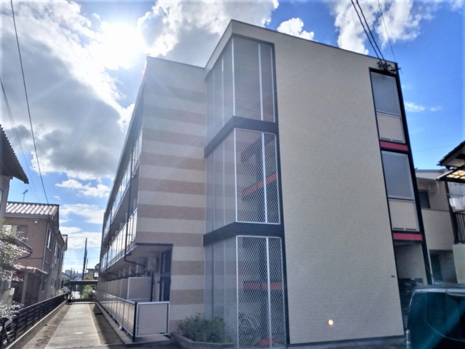 【外観】 | レオパレスオーパス | 新潟　松浜　家具　家電　社宅　マンスリー