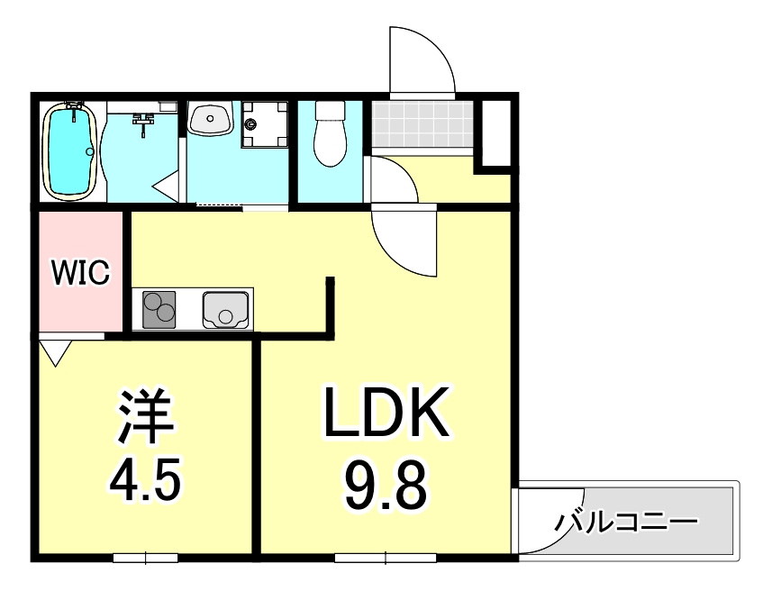 フジパレス夙川香櫨園ノースの間取り