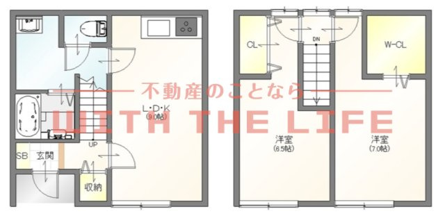 ikka本町Ｂ棟【キャッシュバック対象物件】の間取り