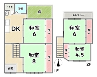 【間取り】 | 中京区壬生松原町