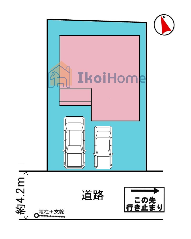 神戸市西区玉津町今津　新築戸建のエントランス|●年中無休：当日予約可●お車2台駐車可能です！閑静な住宅街ですので生活安心です♪