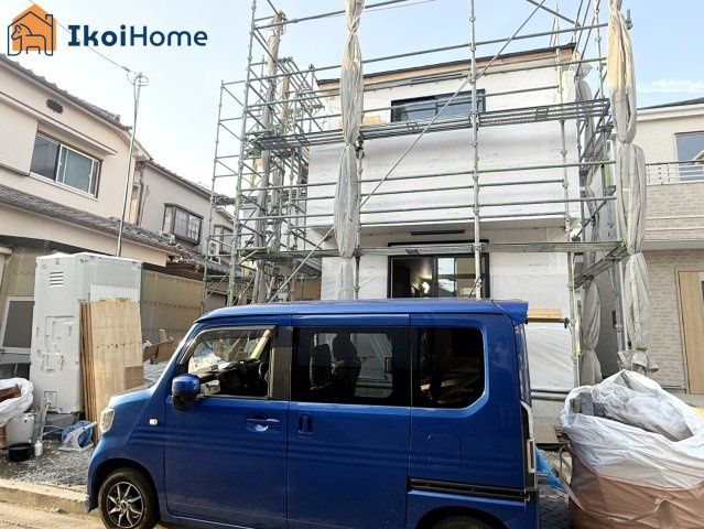 神戸市西区玉津町今津　新築戸建の駐車場|弊社独自で毎月５組限定「人気オプション３点パック」カーポート・バルコニー・ウッドデッキを１万円で取付