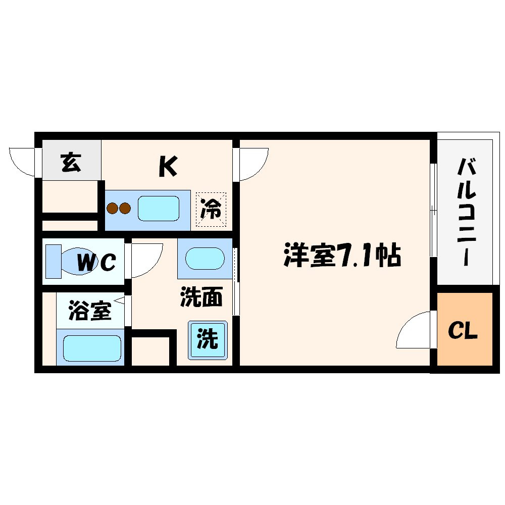 Core天満橋の間取り|Core天満橋　間取り
