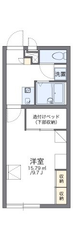 レオパレス銀河荘の間取り