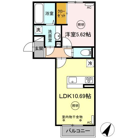 【間取り】 | サンヒルズ大川