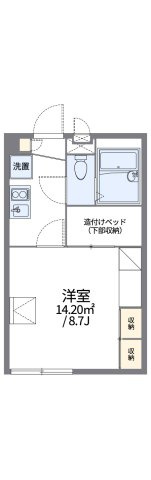 レオパレスプラチナの間取り
