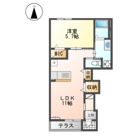 ルフォンⅡの間取り