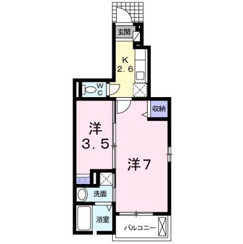 アイ　フリーデの間取り