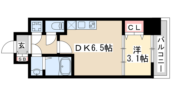 【間取り】 | アドバンス江坂ラシュレ