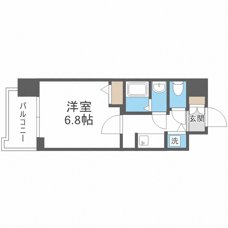 S-RESIDENCE天満Gracisの間取り