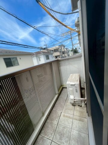 パティオ北柏台Ｂのバルコニー|陽当たり良好なバルコニーです