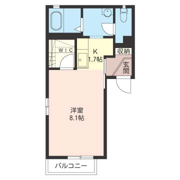 パティオ北柏台Ｂの間取り