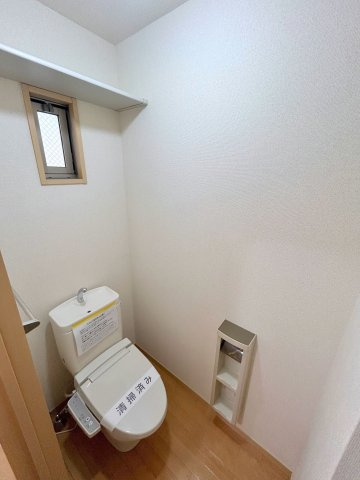 パティオ北柏台Ｂのトイレ|シンプルで使いやすいトイレです