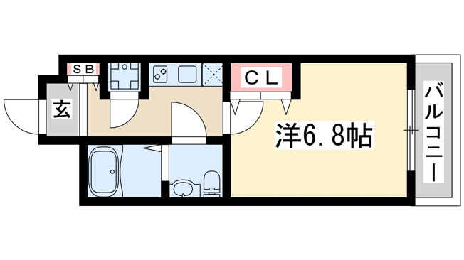 【間取り】 | アドバンス江坂ラシュレ