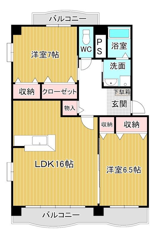 南の風ビルの間取り
