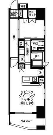 フォレシティ神田多町の間取り|間取りです。