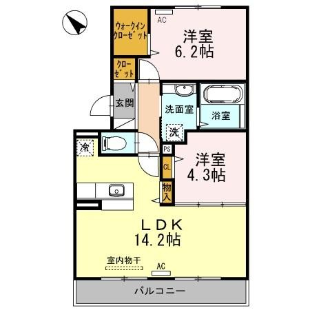 アンベリールの間取り