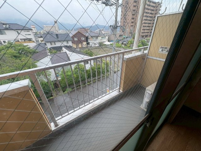 アビーロード西条のバルコニー