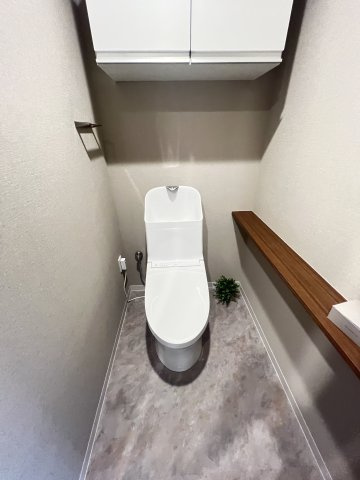 朝日プラザCITY南大和イーストウィングD棟のトイレ|清潔感のあるトイレです