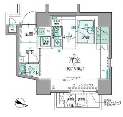 LEXE AZEST亀戸の間取り