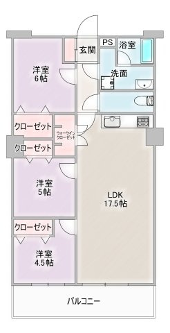 メゾン覚王山月宮殿の間取り