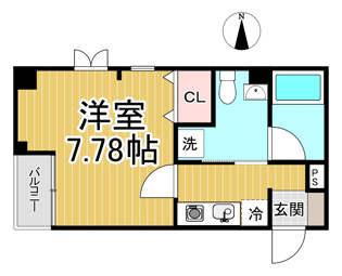 コンフォート中喜の間取り
