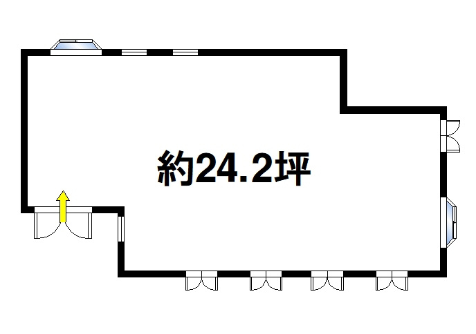 安田店舗・事務所の間取り