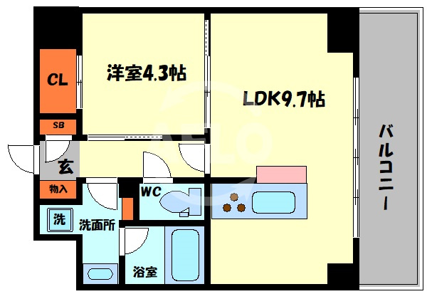 トーシン西田辺の間取り|トーシン西田辺　間取り