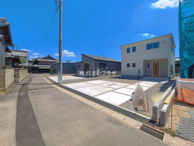 仲介手数料無料）一宮市北方町中屋敷第２・１号棟の前面道路含む現地写真|前面道路含む現地写真です