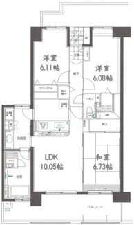 【間取り】 | ベルドゥムール川口東