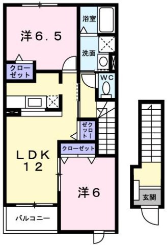 フィールドパレスＶの間取り