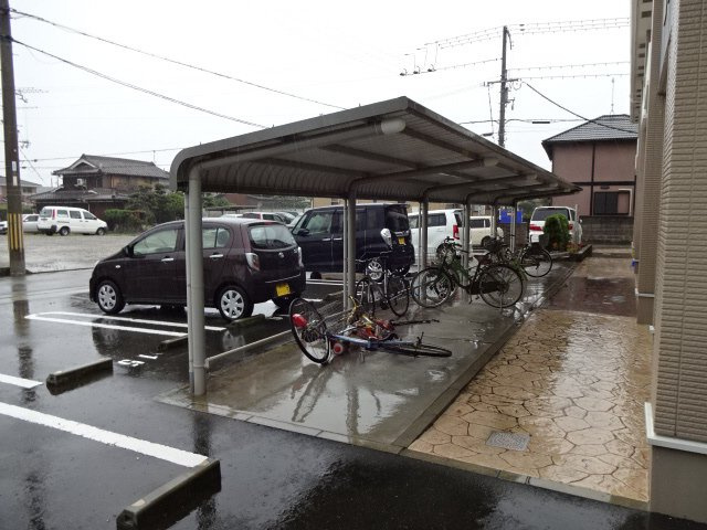 トゥルーハートＡのバルコニー