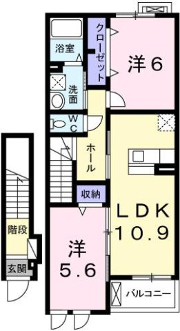 ラフィーネ和なごみの間取り